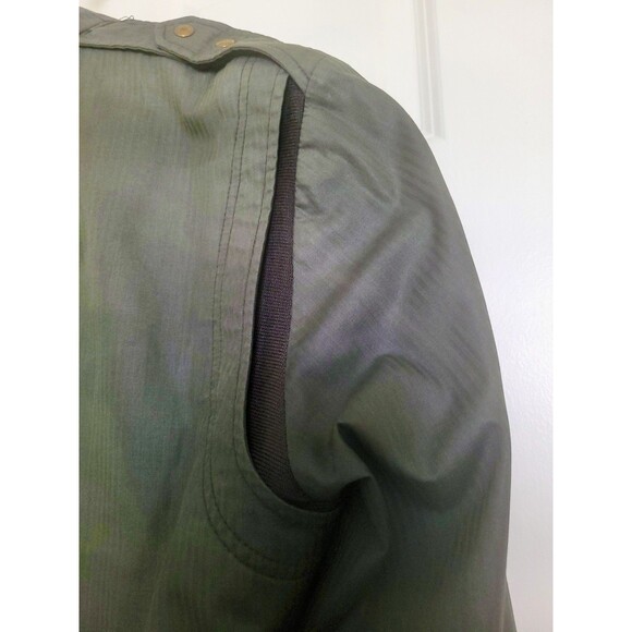 JORDACHE VINTAGE-STYLE OLIVE GREEN BOMBER JACKET SIZE 42 Classic Military Design - Picture 10 of 11